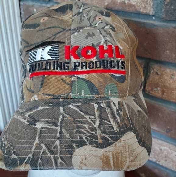 Kohl Building Embroidered Logo Camouflage Adjustable Trucker Hunting Cap Hat - Picture 4 of 9